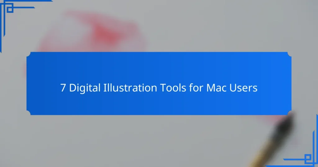 7 Digital Illustration Tools for Mac Users