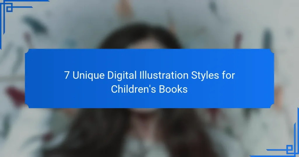 7 Unique Digital Illustration Styles for Children’s Books