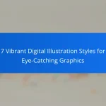 7 Vibrant Digital Illustration Styles for Eye-Catching Graphics