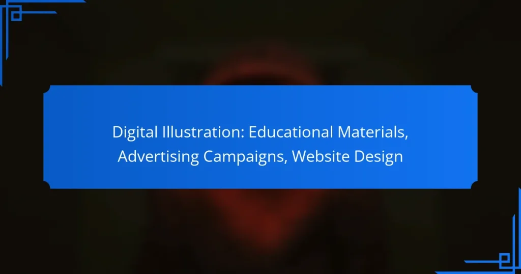 Digital Illustration: Educational Materials, Advertising Campaigns, Website Design