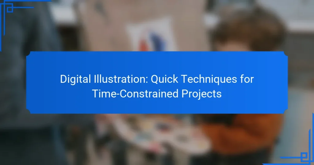 Digital Illustration: Quick Techniques for Time-Constrained Projects