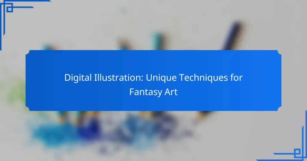 Digital Illustration: Unique Techniques for Fantasy Art