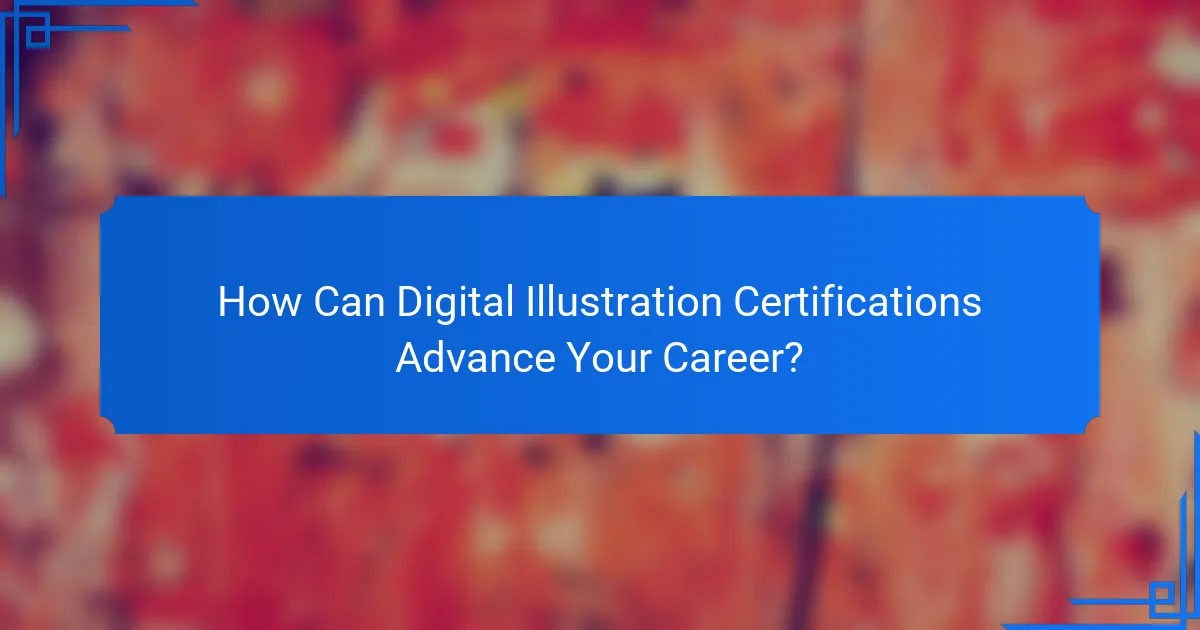 How Can Digital Illustration Certifications Advance Your Career?