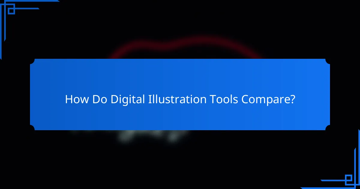 How Do Digital Illustration Tools Compare?