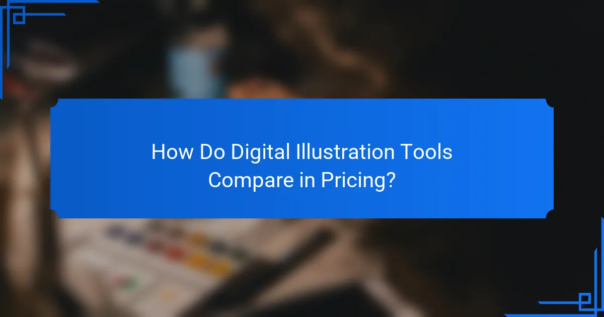 How Do Digital Illustration Tools Compare in Pricing?