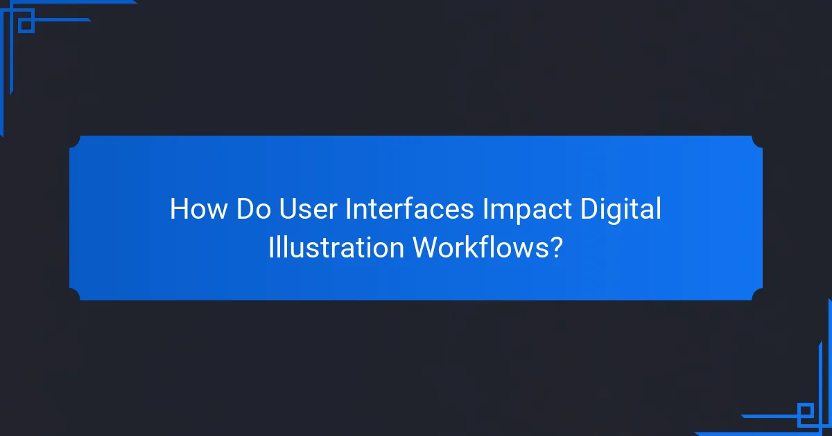 How Do User Interfaces Impact Digital Illustration Workflows?