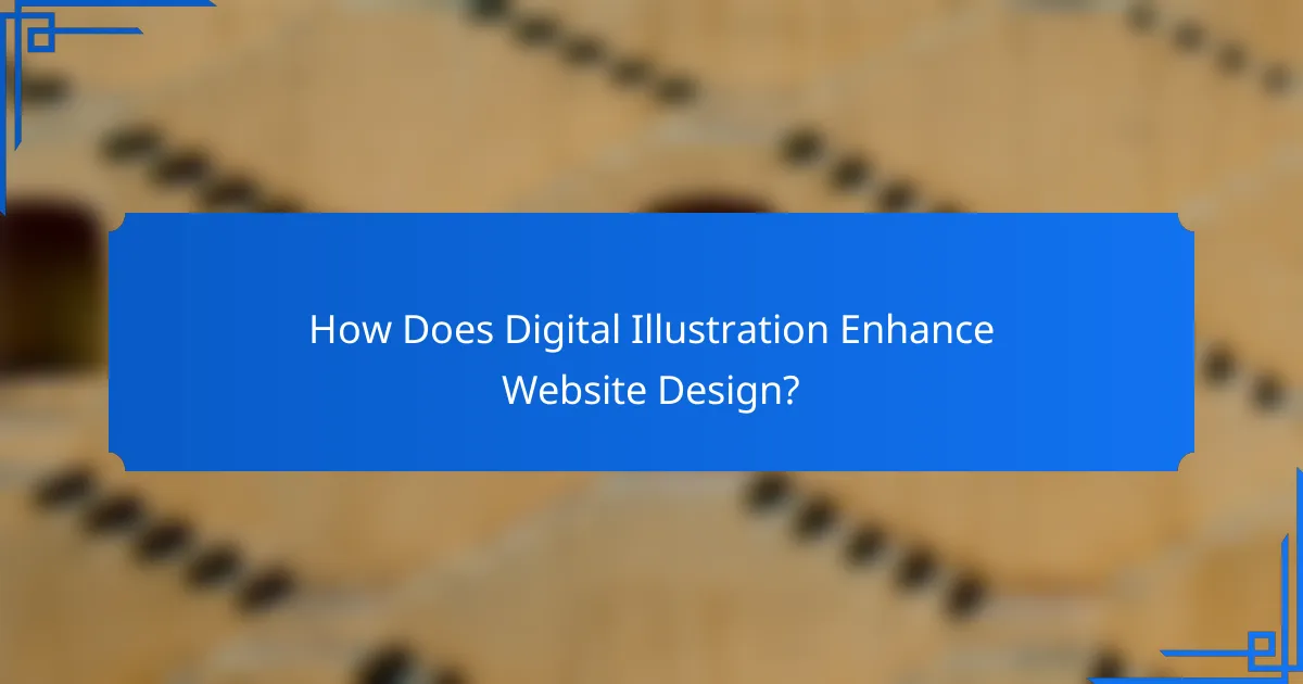 How Does Digital Illustration Enhance Website Design?