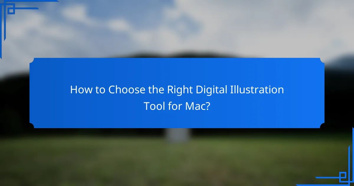 How to Choose the Right Digital Illustration Tool for Mac?