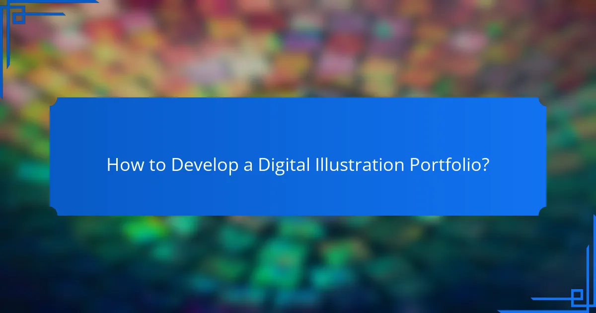 How to Develop a Digital Illustration Portfolio?