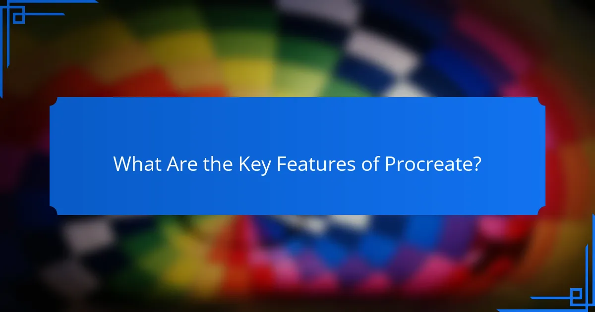 What Are the Key Features of Procreate?